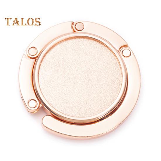 Складной крючок для сумки с магнитом, противоскользящий дизайн, универсальная совместимость, экономящий место металлический крючок для сумки, вешалка для кошелька