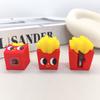 Creative French Fries Sharpener Cartoon Student Sharpener Portable Pencil Sharpener  Teacher Reward