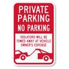 Vintage No Parking Anytime Metal Tin Signs Posters Plaque Iron Painting Decoration for Garage Outdoors Home Club Bar Wall Decor