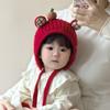 Cold-Resistant Winter Baby Crochet Hat Breathable Kids Ear Protection Hat  Infant Wear