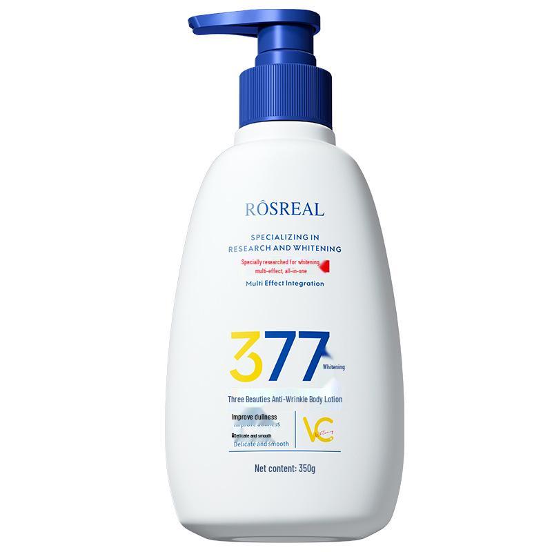 377 Whitening and Moisturizing Body Lotion for Radiant Skin with Long-lasting Fragrance for Dry Skin