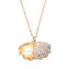 2021 Fashion Temperament Pearl Shell Collarbone Chain For Women With The Same Necklace