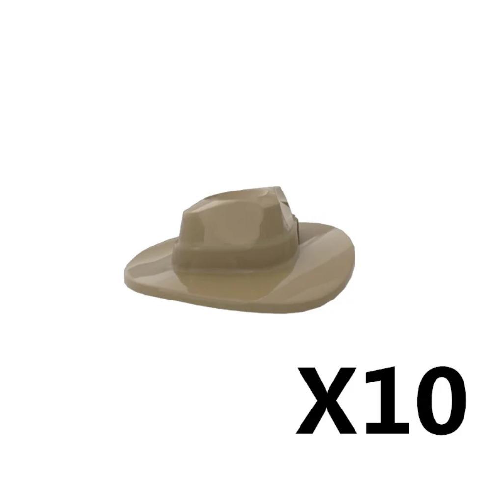 MOC Medieval Soldier Building Blocks King Beard Military Helmet Scarf Goggles Belt Cowboy Hat Duck Cap Mini Toys Brick Gift K042