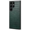 Для Samsung Galaxy S24 Ultra чехол PU+PC+TPU крокодил текстурированный чехол для смартфона