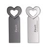 Zsuit Металлический USB-накопитель в форме сердца для музыки в автомобиле