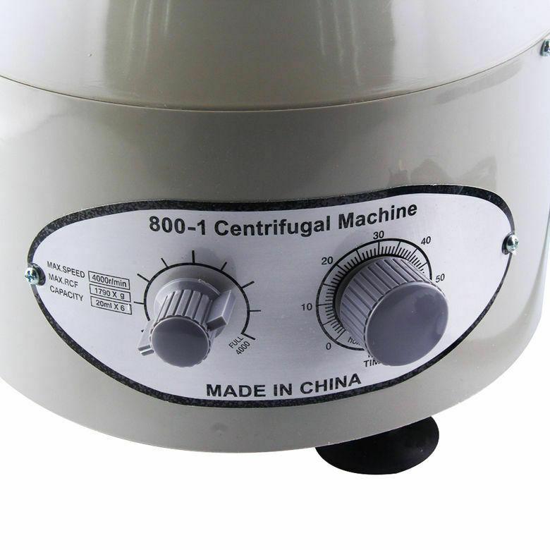 Lab Centrifuge Electric 4000RPM Medical Practice Timer 220V Laboratory Machine
