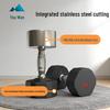 YouWan Rubber-Coated 12-Sided Home Dumbbells & Rack