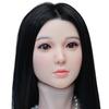 100% Silicone Head Standard Wig Suitable for 130-180CM Sex Doll Body 2 Connection Methods GJ-ZP010