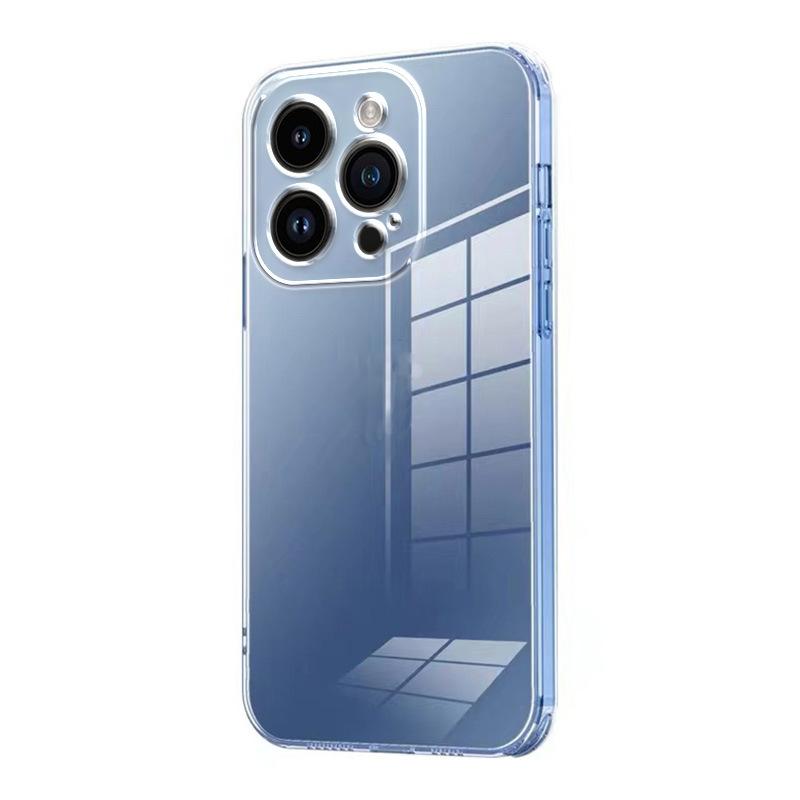 Applicable To Apple 15 Mobile Phone Case IPhone 14plus Transparent 13promax Silicone 12mini Protection 16 Set Xr