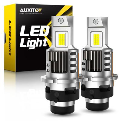 AUXITO D2S Светодиодные фары для техосмотра автомобиля Super Без проводки Вентилятор Высокий DC12V Без темных зон Без модификаций Гарантия продавца Фары, Соответствуют, Plug-and-Play, Яркие,