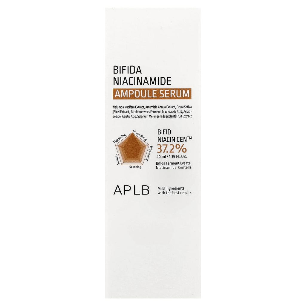 APLB Bifida Niacinamide Ampoule Serum, 40ml (1.35 Fl Oz)