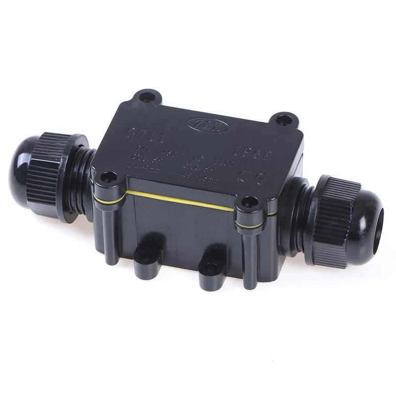 2-сторонняя водонепроницаемая электрическая распределительная коробка для кабеля наружного освещения Ip68