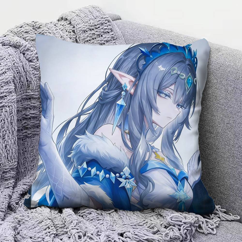 TSARITSA Genshin Impact Home Sofa Cushion Covers and Aecorative Custom Pillow Covers