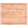 Vidaxl Blat, Jasnobrązowy 80X60X(2-4) Cm Drewno Z Naturalną Krawędzią