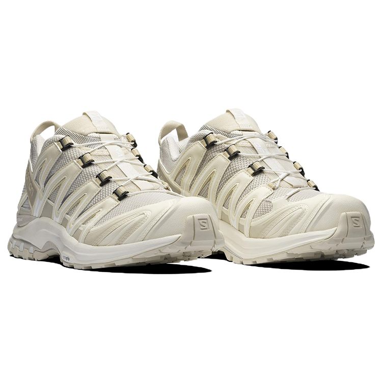 SALOMON XA Pro 3D ADV Comfortable Fabric Slip-Resistant Durable Low-Top Trail Running Shoes Unisex Sneaker Earth-Gray 416176