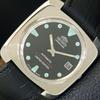 USED VINTAGE ORIENT AUTOMATIC 46941 JAPAN MENS BLACK COLOR DIAL WATCH A702236-5 R123-a702236