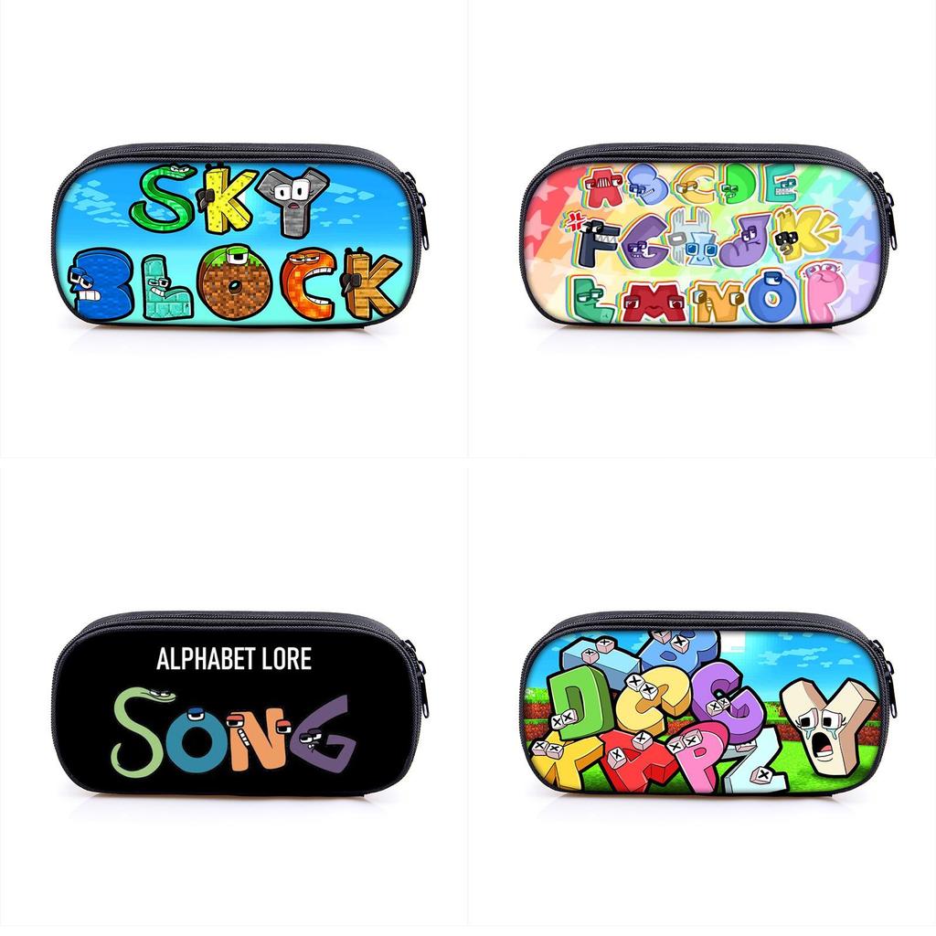 Пенал Alphabet Lore, большая вместимость, сумка-косметичка для студентов, подарок