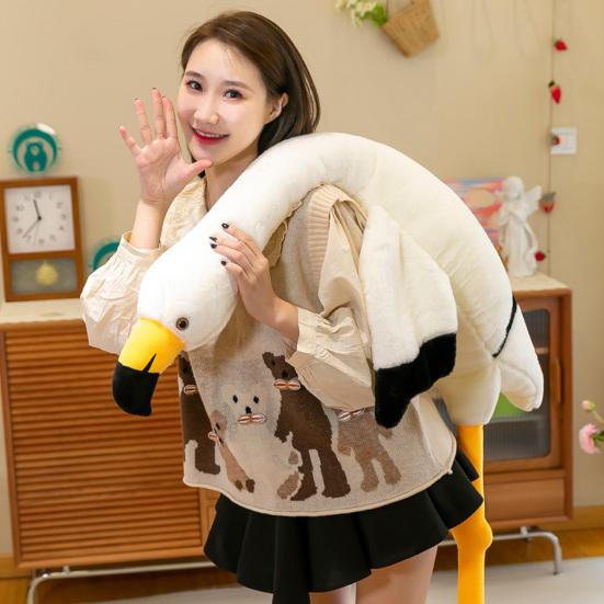 Fascinating Sleeping Pillow Full Washable Pink Filling Gift Giving Plushie Flamingo Plush Toy Kid Toy