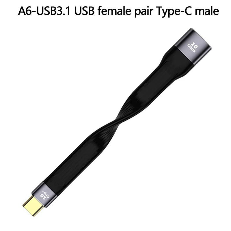 Usb-кабель 3.1 4 Type-C удлинительный кабель папа-папа мама 40 Гбит/с 10 Гбит/с 100 Вт кабель для быстрой зарядки высокоскоростная передача данных