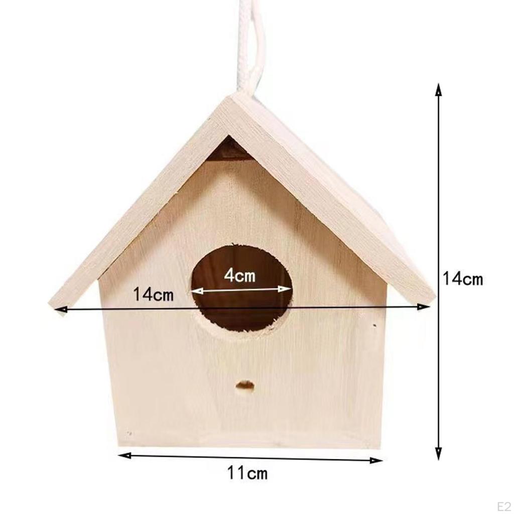 Bird House Hanging Birdhouse, Bluebird Wooden Box