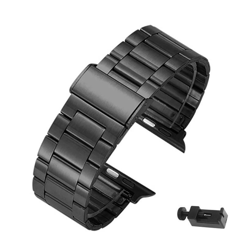 Stainless Steel Strap Bracelet for Apple IWatch Series 10 46m/42mm Ultra 2 49mm Watchband for IWatch 10 9 8 7 6 5 4 SE45mm 44mm 41mm 40mm 38mm