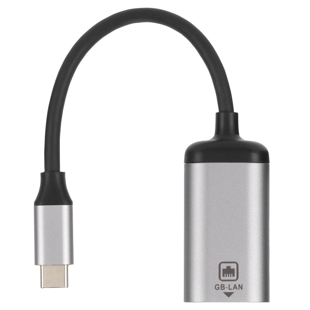 JORINDO Ethernet Adapter No Driver Easily Use TypeC Interface USBC Ethernet Adapter for Phones Computers Tablets(USB C
