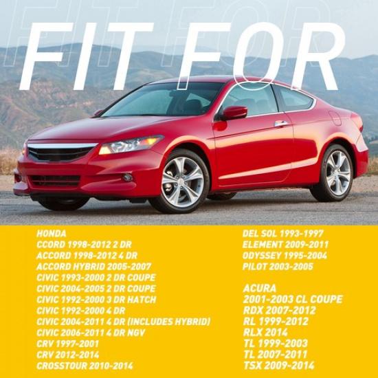 2 Front Turn Signal Light Socket Connector Harness W/ 3-Wire Kit For Honda Civic