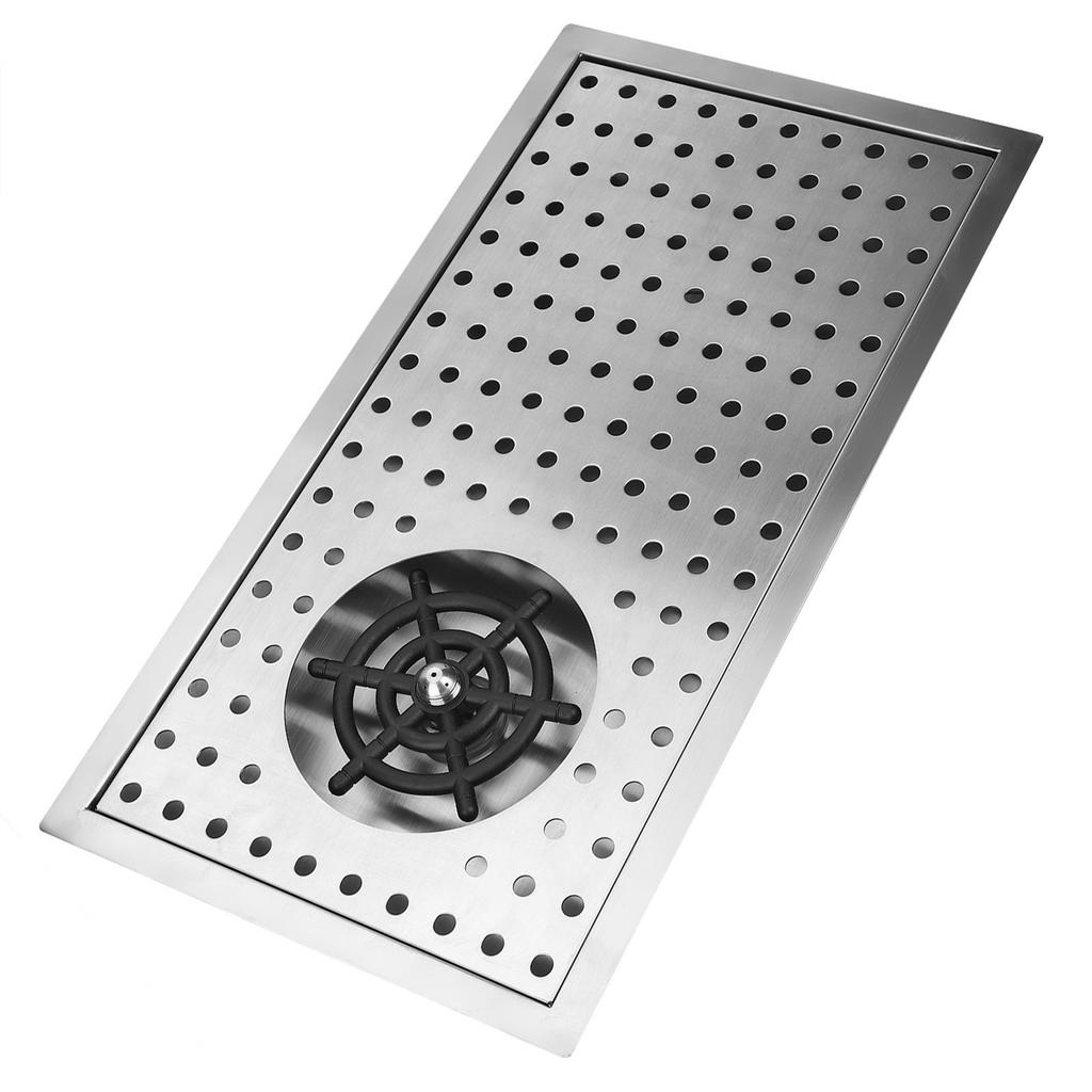 G1/2 Stainless Steel Automatic Cup Washer Cleaner Glass Rinser for Bar Pub RestaurantM