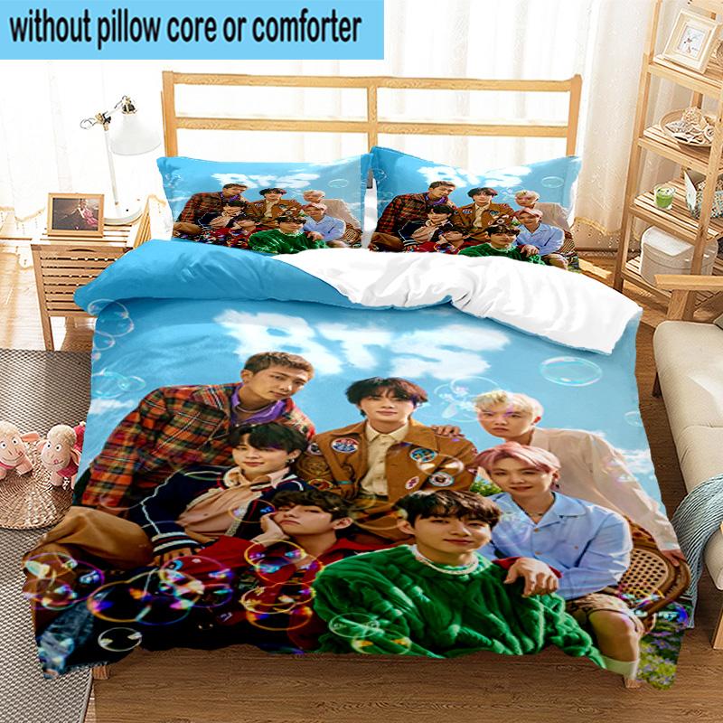 3PCS Vivid Dreams kpop 3pcs Bedding,Including 3PCS Duvet Cover And 2pcs Pillowcases Perfect for Christmas,Ideal for Bedroom, Dormitory