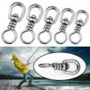 304 Stainless Steel Fishing Swivels Snap Rolling Lure Line Connector  Sea Fishing