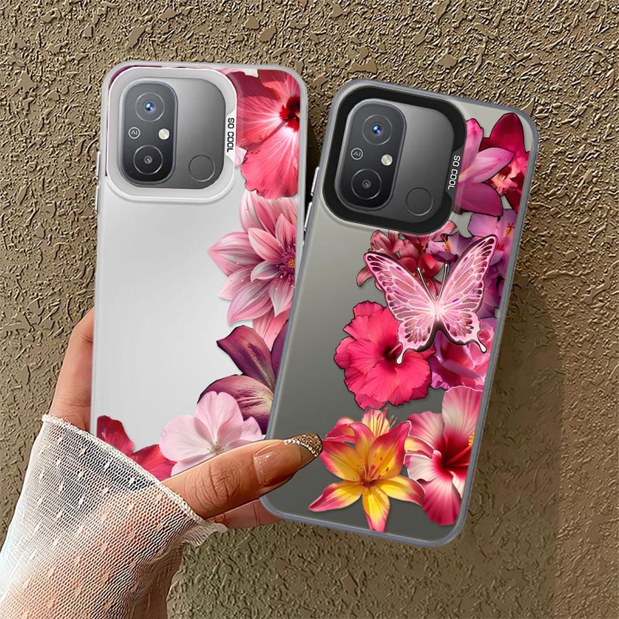 Cartoon Flower Art Case for Xiaomi Poco C61 X3 NFC C51 C50 X3 Pro Phone Cover