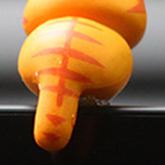 6Pcs Mini Cat Statues Car Center Console Decoration Set Adorable Simple Installation Rear View Mirror Cute Kitty Figurines