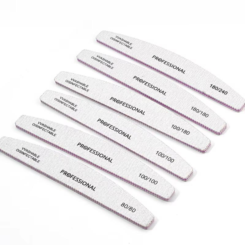 Nail File 100 To 240 Professional Tools Emery for Manicure Lime 240 Sandpaper Gel Polishing Files for Nails Buffers Set Polisher