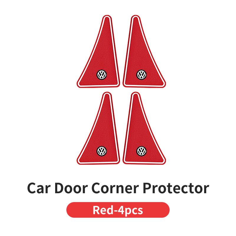 2Pcs/4Pcs Auto Car Door Corner Anti-collision Protector Sticker For VW Golf GTI Polo Passat Scirocco Touran CC Beetle GTD GTE