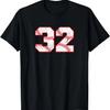 Бейсбол #32 для игрока номер 32 Футболка