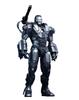 Movie Masterpiece DIECAST Железный человек 2 Военная машина Масштабная фигурка Серебристый [Переиздание] 1/6