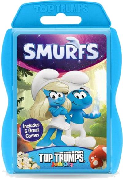 Winning moves top trumps juniors the smurfs multicolor card game