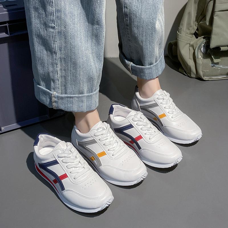 Кроссовки женские, новая спортивная обувь, женские маленькие белые туфли, модные удобные кроссовки, универсальные легкие повседневные кроссовки