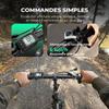 FAFREES F20 - 20" Foldable Electric Bike - 250W Motor - Removable 36V/18Ah 648Wh Battery - 90km Range - Shimano 7 Speeds, Black