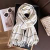 Fashion Plaid Cashmere Warm Scarf New Design Luxury Pashmina Winter Shawl Wraps Bufanda with Tassel Poncho Blanket 2025