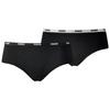 Hipsters 2 Pack, Womens Black Panties