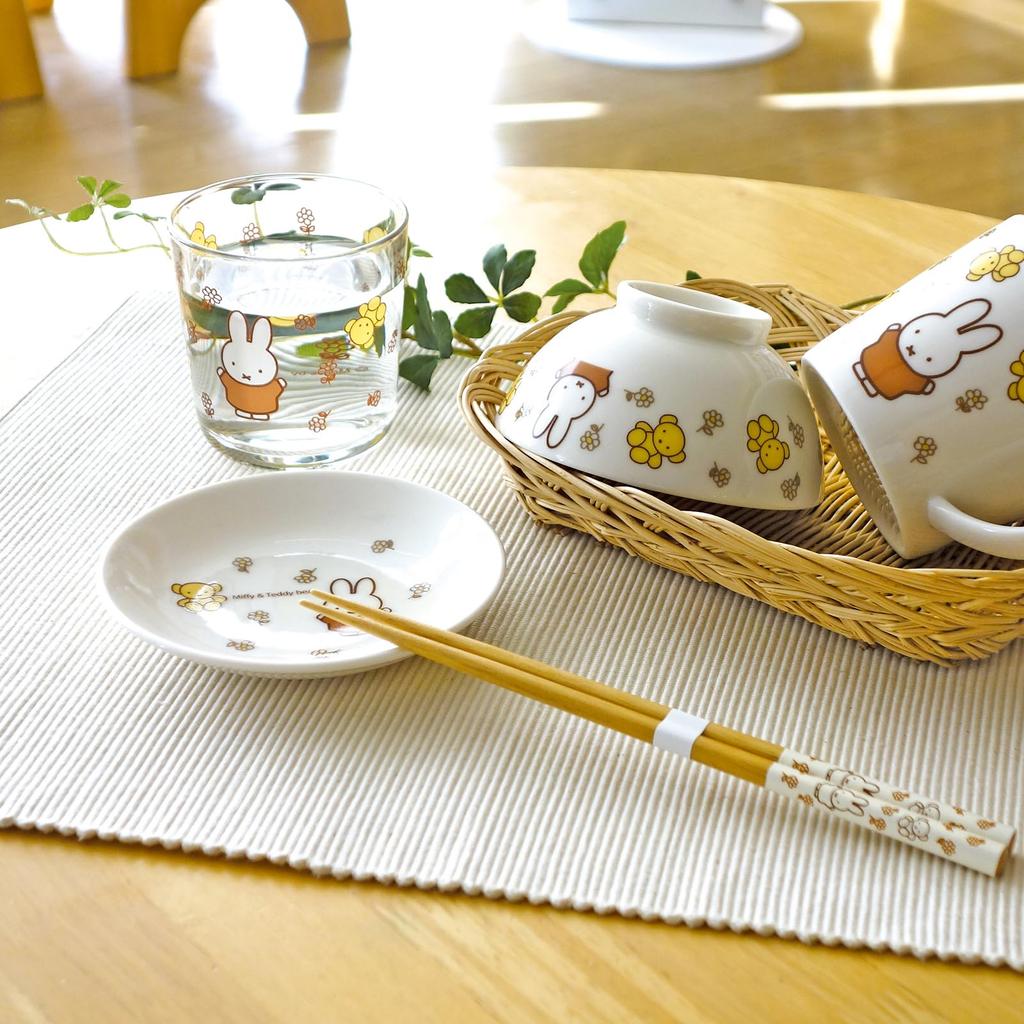 Дик Бруна Стекло Миффи Тедди Сделано в 413104 Стакан "Миффи", Прибл.. 280 мл, Посуда, Аксессуары и Медведь, Япония,