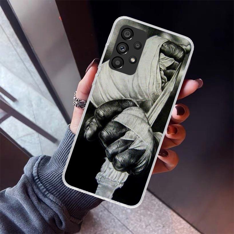 Muay Thai Fight Boxing Phone Case For Samsung Galaxy A17 A57 A37 A16 A26 A36 A56 A15 A25 A35 A55 A14 A13 A54 A53 A34 A24 A33 A23