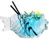 Cute Fish Cocktail Glass For Bar Restaurant Hotel Molecular Gastronomy Container Glassware Dessert Ice Cream Bowl Smoothie Cup