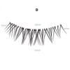 Thick Lash Eye Makeup Tool Cross False Eyelashes Lash Extension False Eyelashes Big Eyes Eyelashes