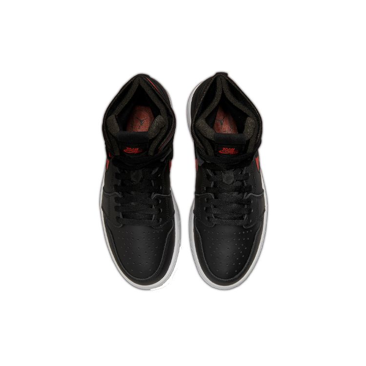 Кроссовки Air Jordan 1 High Zoom CMFT Bred Женские Черно-Красные CT0979-006
