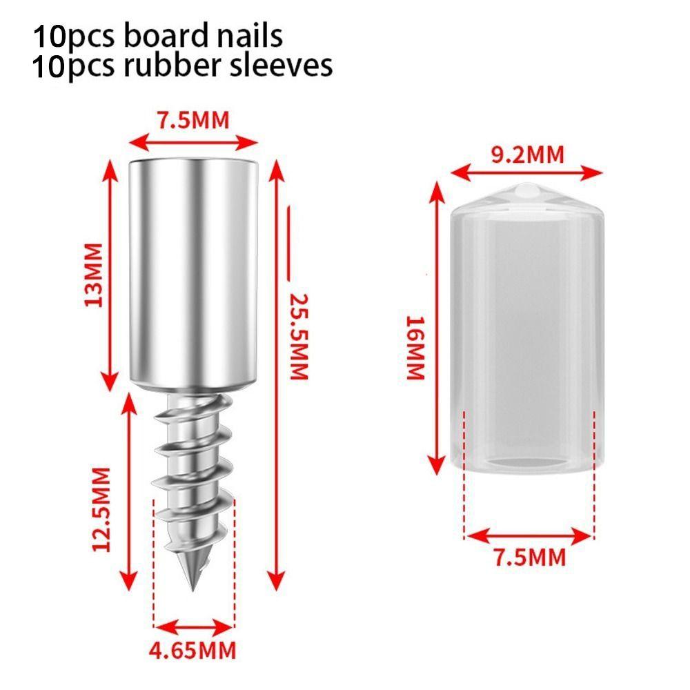 10PCS Fixed Self-Tapping Screws Nonslip Cabinet Rack Nail New Laminate Support Nail  Cabinets