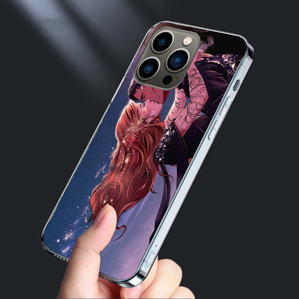 Чехол для телефона Acotar A Court of Mist and Fury Для Iphone 16E 15 Pro 14 Plus 17E 16 17 Pro Max Air 11 12 13 Mini Ударопрочный Capa