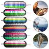 Stainless Steel Trolling Flasher Fishing Lure with Vibrant Colors Metal Dodger for Salmon Trout Fishing Lure Bait