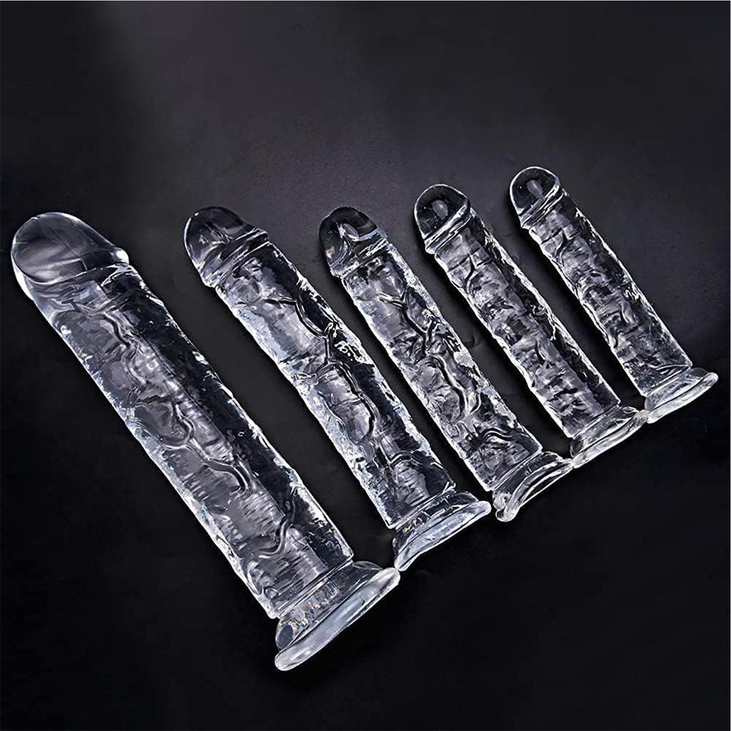 Реалистичный мягкий фаллоимитатор для женщин: Секс-игрушка длиной 18 см для начинающих с желеобразной текстурой и основанием на присоске, идеальная секс-игрушка для взрослых для женских пар